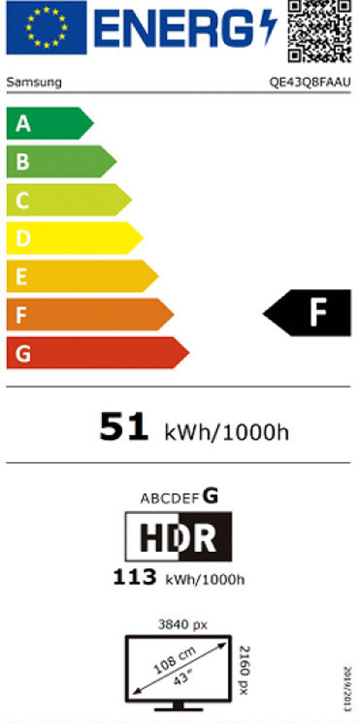 TV Samsung QE43Q8F 43'' Smart 4K AI